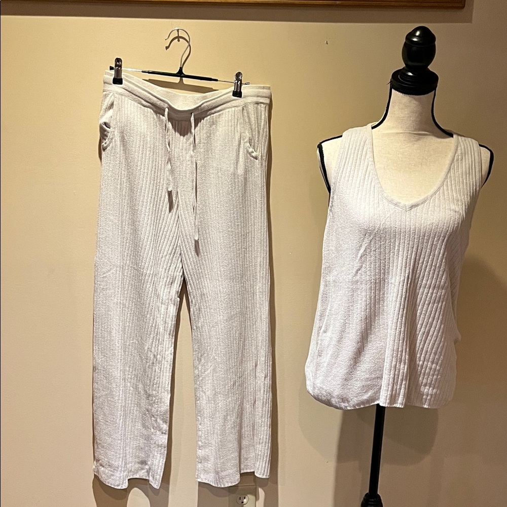 Barefoot Dreams CozyChic Ultra Lite sleeveless pajama set size L